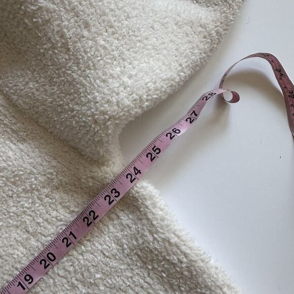 Aerie Oversized Cozy Cardigan Sweater Jacket Women’s Size L Cream Tan - Picture 9 of 12